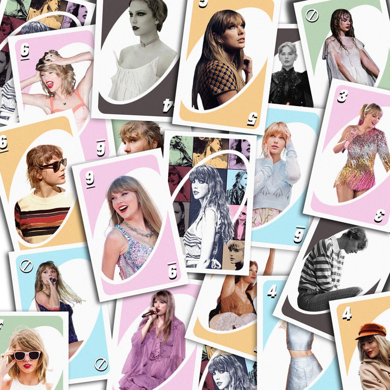 Taylor Inspired Uno Playing Card